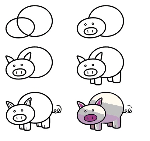 pig painting